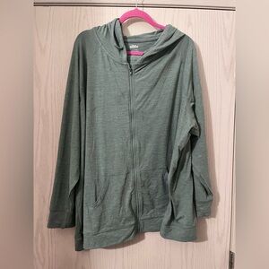 Maurice's Green Zip-Up Hoodie